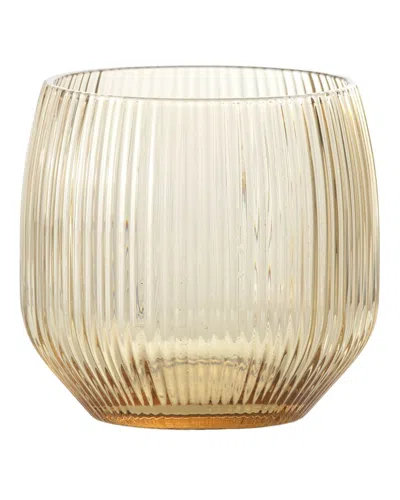 Fortessa Set Of 4 Estiva Glasses In Orange