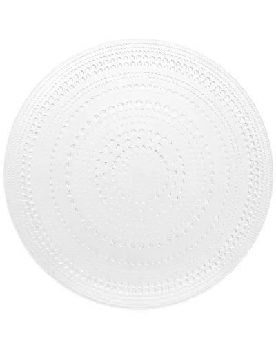 Fortessa Set Of 4 Jupiter Glass Charger/platter Plates In White