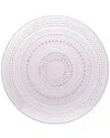 Fortessa Set Of 4 Jupiter Glass Pink Salad Plates In Pink