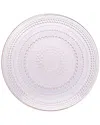 Fortessa Set Of 4 Jupiter Glass Pink Salad Plates In Pink