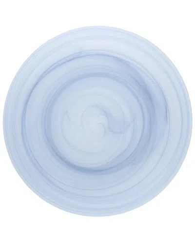 Fortessa Set Of 4 La Jolla Glass Blue Dinner Plates