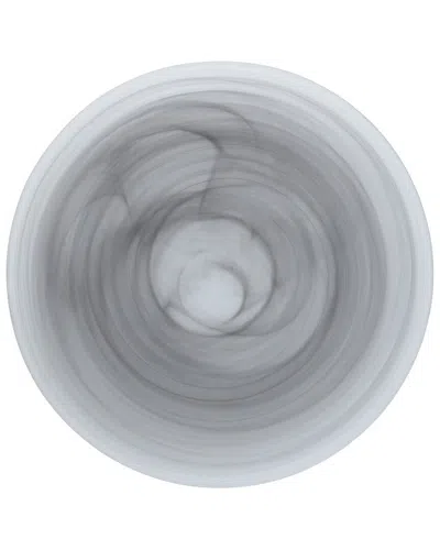 FORTESSA FORTESSA SET OF 4 LA JOLLA GLASS GREY DINNER PLATES