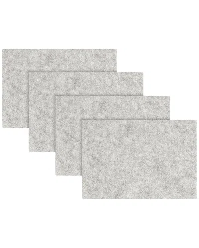 Fortessa Set Of 4 Loft Rectangle Felt Placemats
