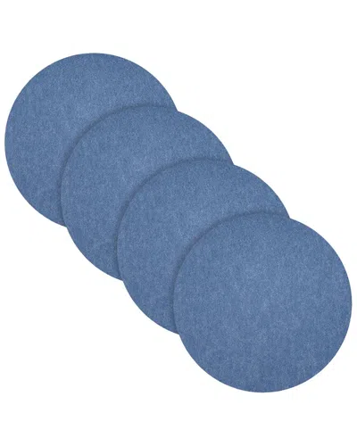 Fortessa Set Of 4 Loft Round Felt Placemats