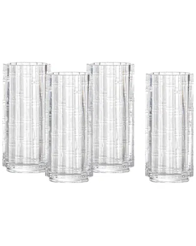 Fortessa Set Of 4 Mahalo Stackable Glasses In Transparent
