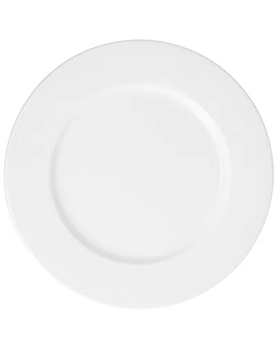 Fortessa Set Of 4 Ornament Bone China 10.75in Dinner Plates In White