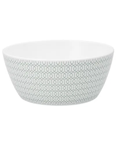 Fortessa Set Of 4 Ornament Bone China 5.5in/ 20oz Cereal Bowls In White