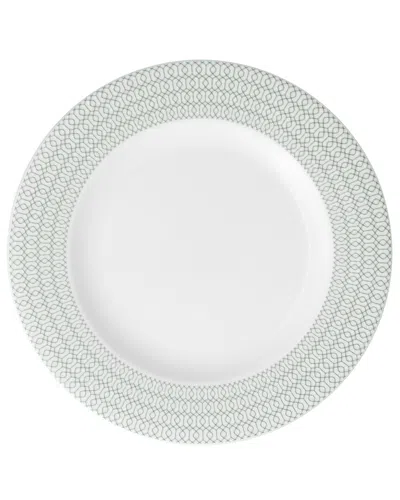 Fortessa Set Of 4 Ornament Bone China 9in Salad/dessert Plates In White