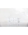 Fortessa Set Of 6 Debutante Glass Clear Goblets In Transparent
