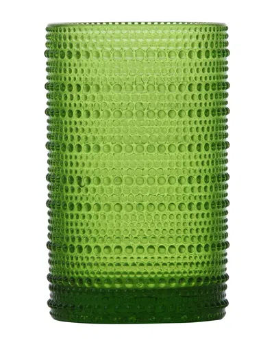 Fortessa Set Of 6 Jupiter Fern 13oz Iced Beverage Glasses In Green