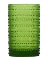 Fortessa Set Of 6 Jupiter Fern 13oz Iced Beverage Glasses