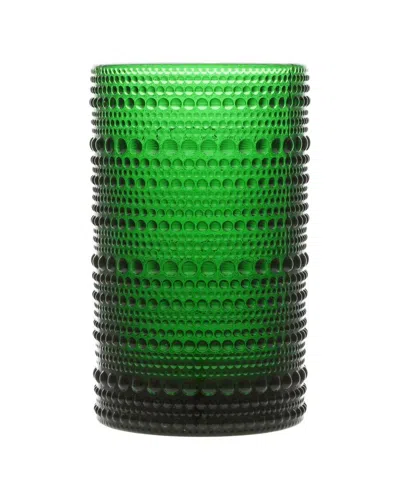 FORTESSA FORTESSA SET OF 6 JUPITER GLASS GREEN ICED BEVERAGE GLASSES