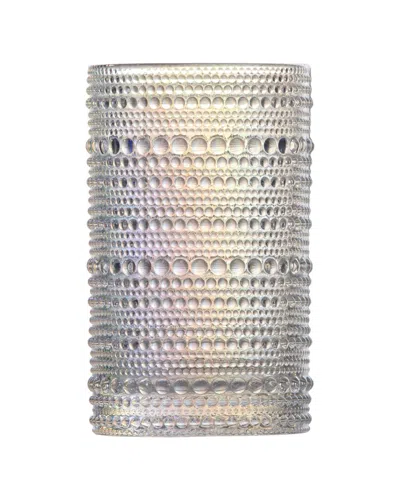 Fortessa Set Of 6 Jupiter Glass Iridescent Iced Beverage Glasses In Multi