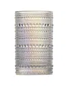 Fortessa Set Of 6 Jupiter Glass Iridescent Iced Beverage Glasses