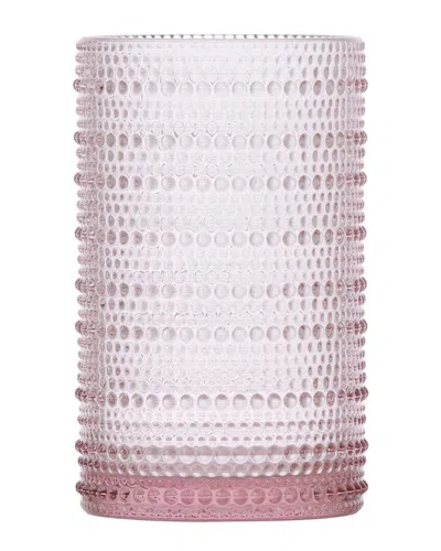 FORTESSA FORTESSA SET OF 6 JUPITER PINK 13OZ ICED BEVERAGE GLASSES