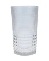 Fortessa Set Of 6 Malcolm 15oz Iced Beverage Glasses In Gray