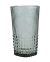 Fortessa Set Of 6 Malcolm 15oz Iced Beverage Glasses In Gray