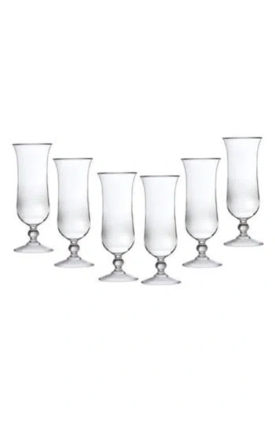 Fortessa Set Of 6 Outdoor Hurricane Glasses In Transparent