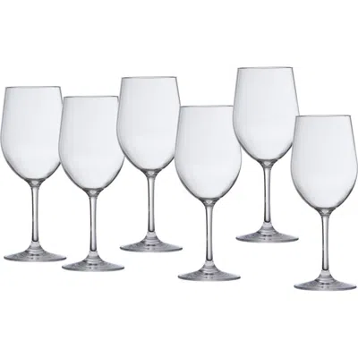 Fortessa Set Of 6 Outdoor Wine Glasses In Transparent