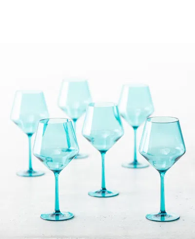 Fortessa Sole Outdoor Cabernet Wine Glasses, 22oz In Aqua Sky