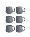 Fortessa Sound Cement 4 Pc. Mugs Set In Cement