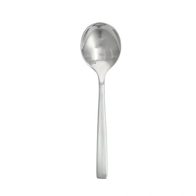 Fortessa Spada Brushed Bouillon 18/10 Stainless Steel Soup Spoon