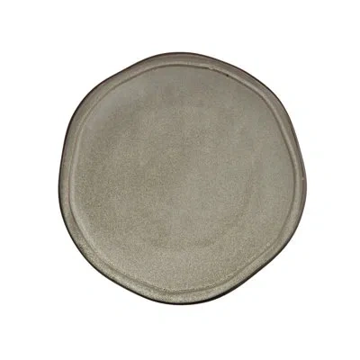 Fortessa Ston Stoneware, 10" Dinner Plate (set Of 4, In Mist