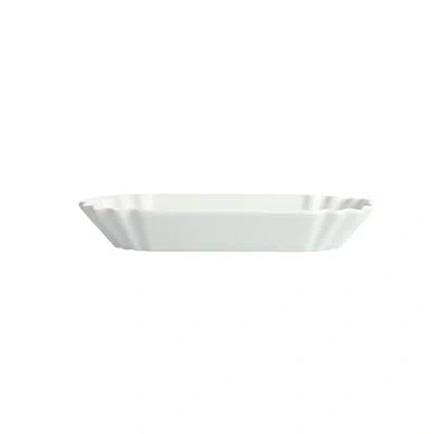 Fortessa Street Eats Hot Dog Paper Appetizer Plate In White