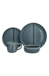 Fortessa Svelte 16 Pc. Dinnerware Set, Service For 4 In Blue
