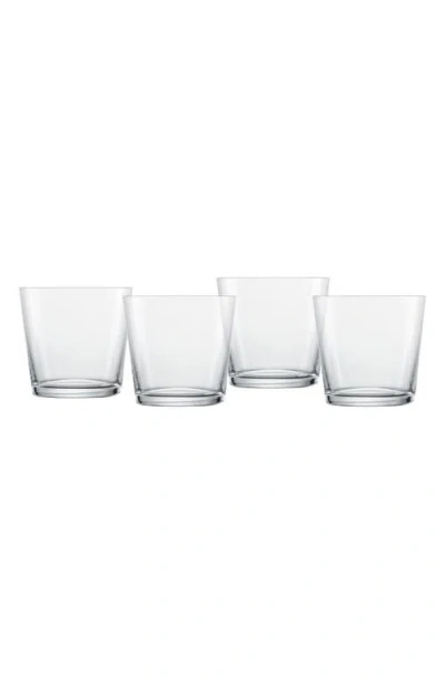 Fortessa Together Set Of 4 Tritan Crystal Double Old Fashioned Glasses In Transparent