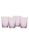 Fortessa Together Set Of 4 Tritan Crystal Glasses In Lilac