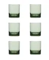Fortessa Urbo Outdoor Clear Dof 14oz In Sage
