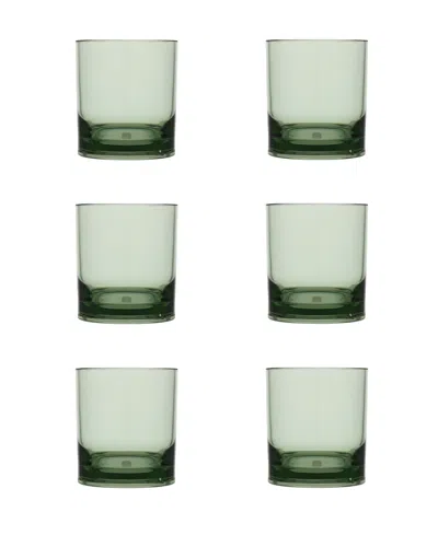 Fortessa Urbo Outdoor Clear Dof 14oz In Sage