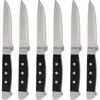 Fortessa Vaquero 6-piece Steak Knife Set In Grey