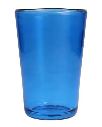 Fortessa Veranda Set Of 6 Hiball Glasses In Blue