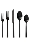 Fortessa Viggo 20-piece Flatware Set In Black