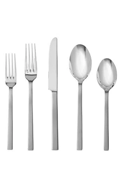 Fortessa Viggo Satin 20-piece Flatware Set In Sliver