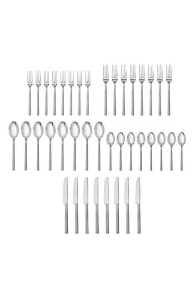 Fortessa Viggo Satin 40-piece Flatware Set In Silver