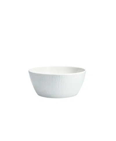Fortessa White Embossed Cereal Bowls, Set Of 4