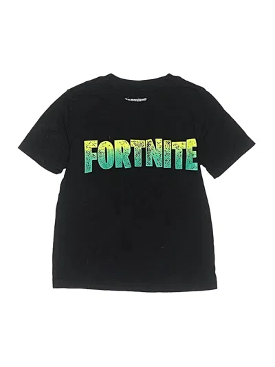 Pre-owned Fortnite Kids'  Short Sleeve T-shirt In Black