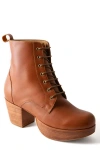 Fortress Bernadette Lace-up Platform Boot In Whiskey