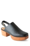 Fortress Betty Slingback Platform Clog In Black