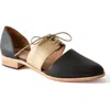 Fortress Carmen Cutout Oxford In Black + Cream