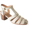 Fortress Golde Heeled Fisherman Sandal In Ivory