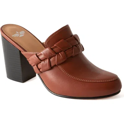 Fortress Marnie Loafer Mule In Chocolate