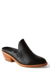 Fortress Michelle Heeled Mule In Black