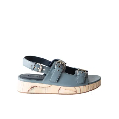 Fortress Women's Leja Flatform Sandal Denim Blue Crust