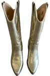 Fortune Dynamic Women's Orville Tall Cowboy Boots In Gold In Gold