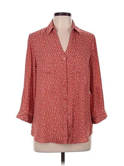 Pre-owned Fortune + Ivy 3/4 Sleeve Blouse In Red