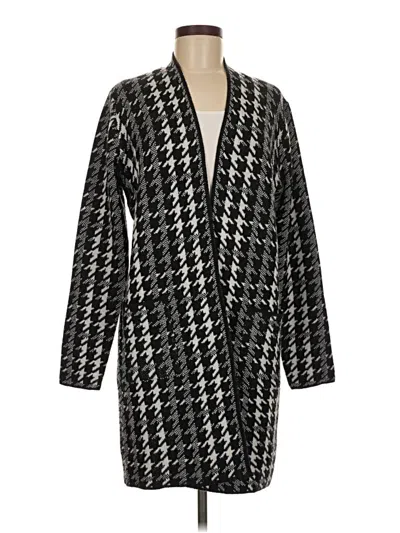 Pre-owned Fortune + Ivy Cardigan Sweater In Black